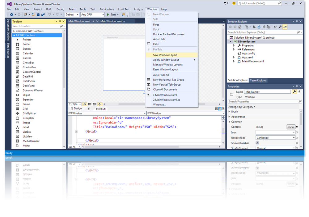 Supports Visual Studio 2015