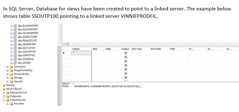 SQL View Table